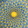Yellow Blue Explosion